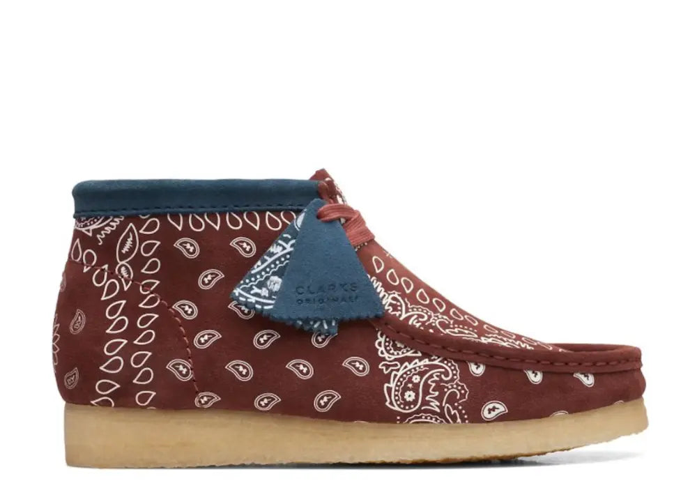Clarks Originals Wallabee Boot Brick Paisley Clarks