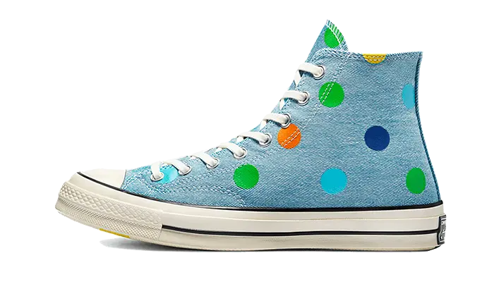 Converse Chuck Taylor All-Star 70s Hi Golf Wang Denim Polka Dots VOSneakers