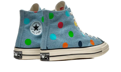 Converse Chuck Taylor All-Star 70s Hi Golf Wang Denim Polka Dots VOSneakers