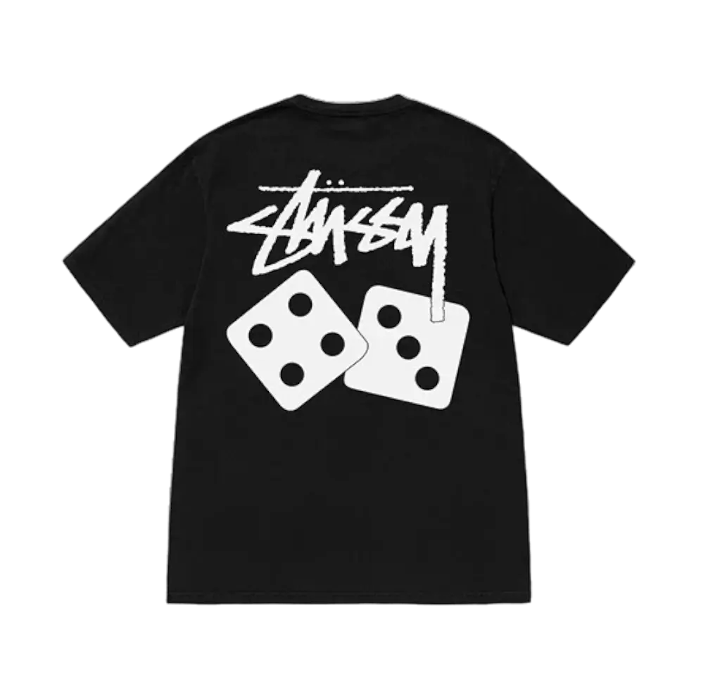 Converse Stussy Dice Pigment Dyed Tee Black VOSneakers