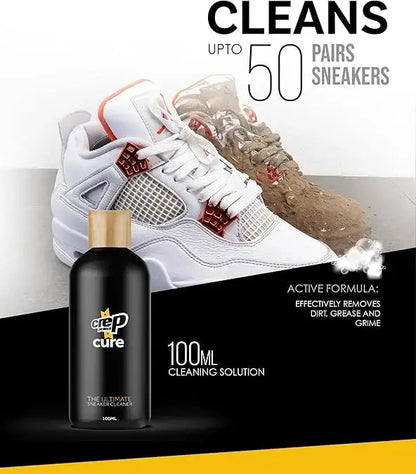 Crep Protect Cure - Kit de nettoyage chaussures pour cuir, nubuck, daim et toile Crep Protect