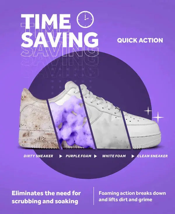 Crep Protect Foam X - Formule moussante et nettoyante à action rapide sans efforts Crep Protect