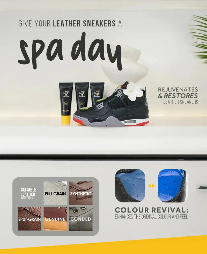 Crep Protect Leather - Après-shampoing pour chaussures en cuir avec protection UV Crep Protect