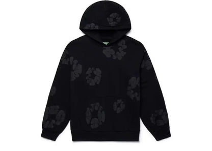 Denim Tears Cotton Wreath Hoodie Black Monochrome Denim Tears
