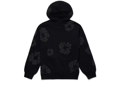 Denim Tears Cotton Wreath Hoodie Black Monochrome Denim Tears