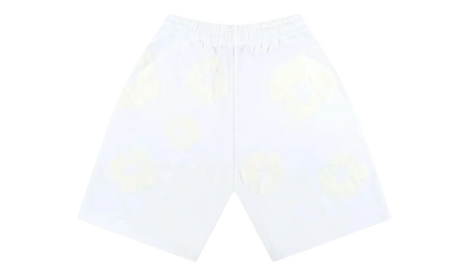 Denim Tears Mono Cotton Wreath Shorts White VOSneakers