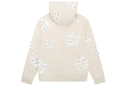 Denim Tears Rhinestone Cotton Wreath Zip Hoodie Oatmeal Denim Tears