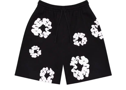 Denim Tears The Cotton Wreath Shorts Black Denim Tears