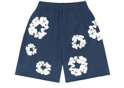 Denim Tears The Cotton Wreath Shorts Navy Denim Tears