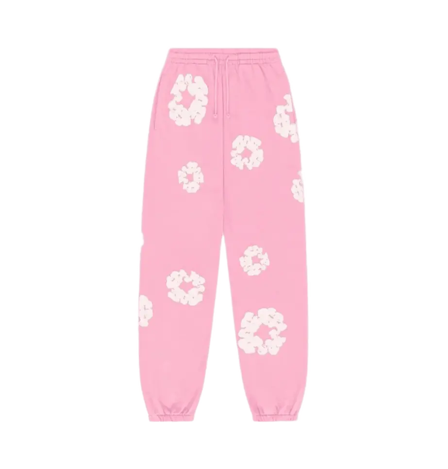 Denim Tears The Cotton Wreath Sweatpants Pink VOSneakers