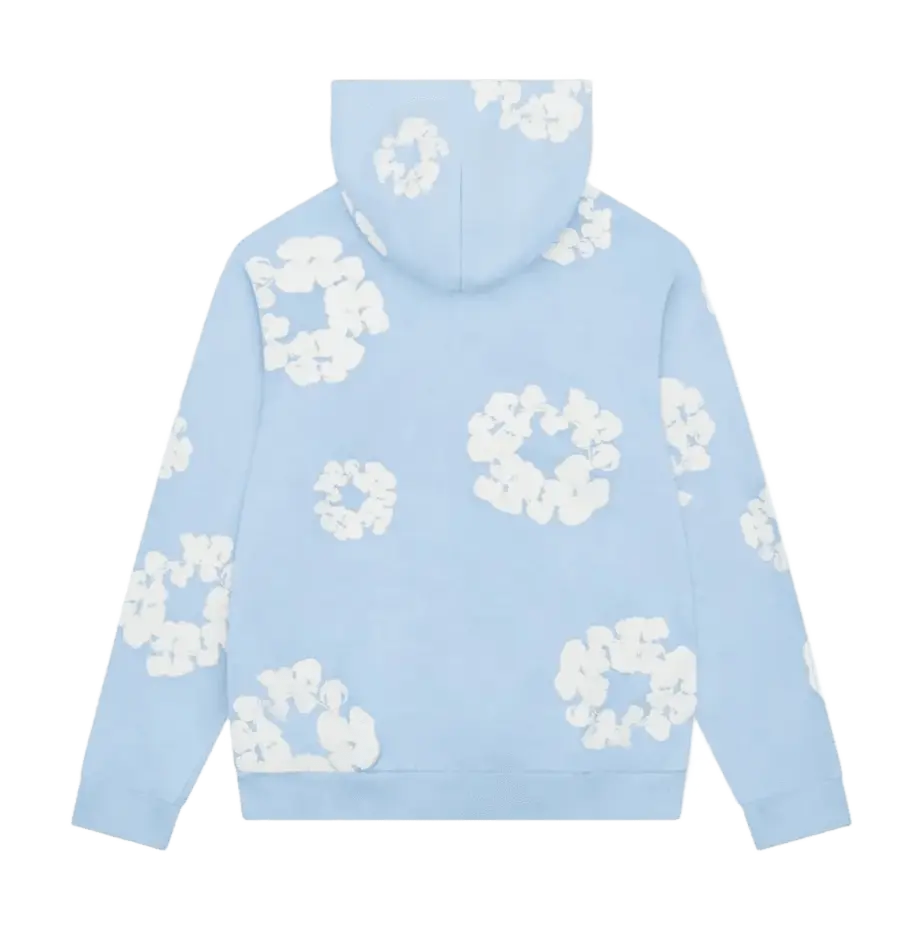 Denim Tears The Cotton Wreath Sweatshirt Powder Blue VOSneakers