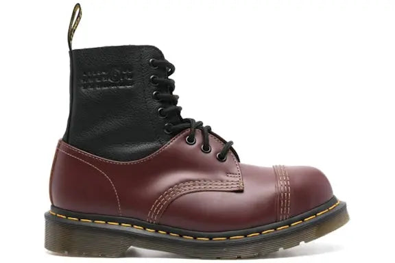 Dr Marten Maison Margiela Ankle Bootx Oxblood Black (Women's) Maison Margiela