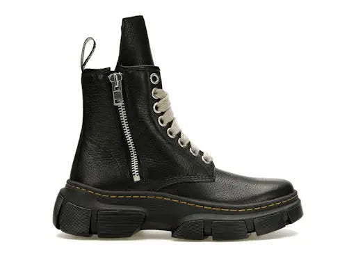 Dr. Martens 1460 DMXL Jumbo Lace Zip Boot Rick Owens Black Dr. Martens