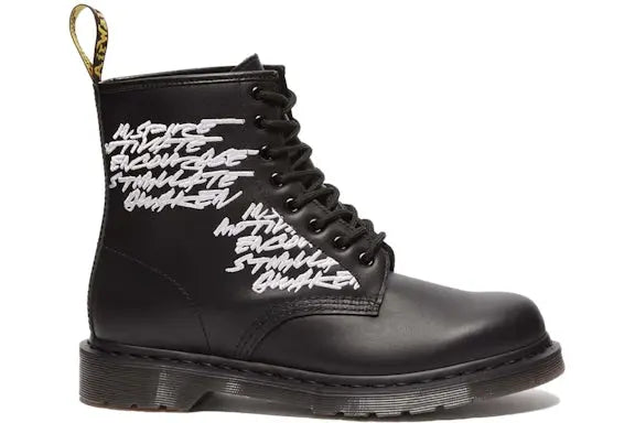 Dr. Martens 1460 Futura Laboratories Embroidered Black Leather Dr. Martens