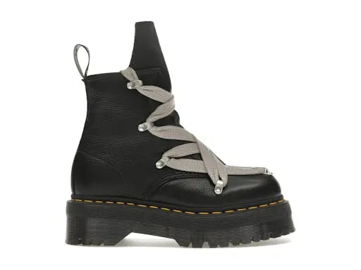 Dr. Martens 1460 Quad Leather Sole Pentagram Jumbo Lace Boot Rick Owens Black (Women's) Dr. Martens