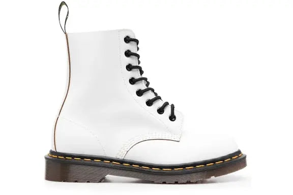Dr. Martens 1460 Vintage Lace Up Boots White Quilon Dr. Martens