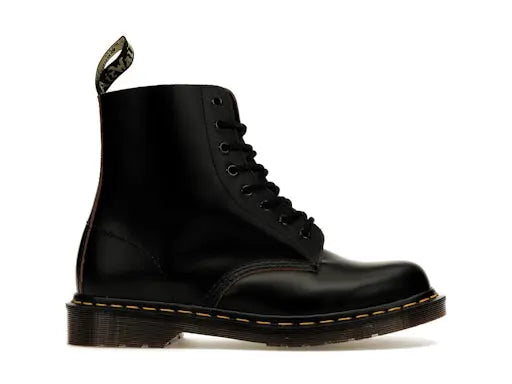 Dr. Martens 1460 Vintage Made In England Lace Up Boot Black Quilon Dr. Martens