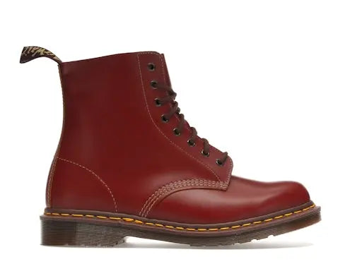 Dr. Martens 1460 Vintage Made In England Lace Up Boot Oxblood Quilon Dr. Martens