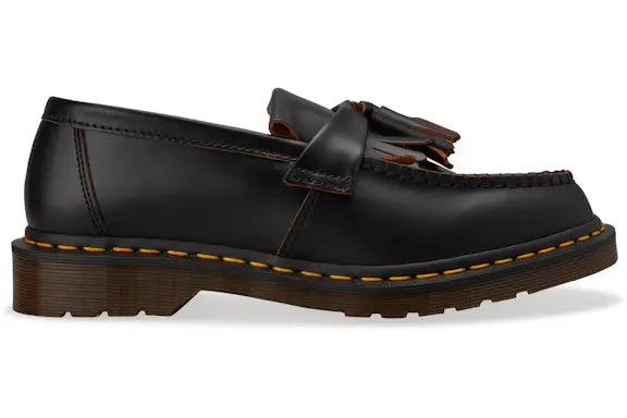 Dr. Martens Adrian Vintage Tassel Loafer Black Quilon Dr. Martens
