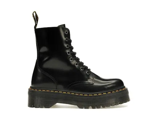 Dr. Martens Jadon Platform Boots Black Smooth Leather Dr. Martens