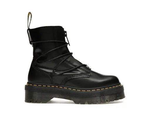 Dr. Martens Jarrick II Laced Leather Platform Boot Black Smooth Paris Dr. Martens