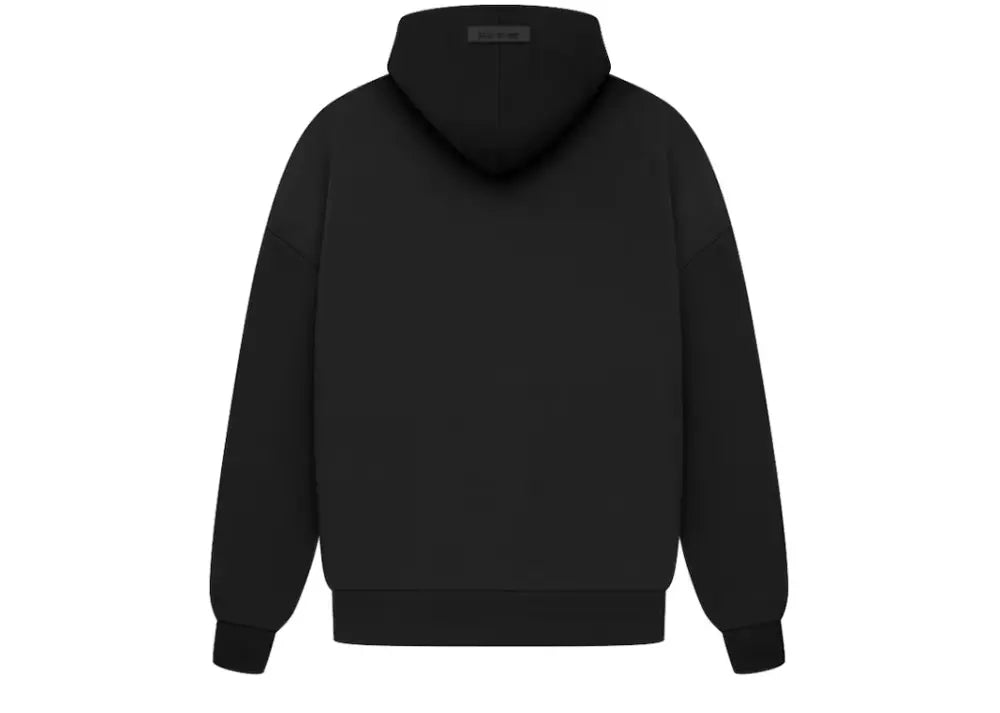 Fear Of God Essentials Arch Logo Hoodie Jet Black Fear Of God