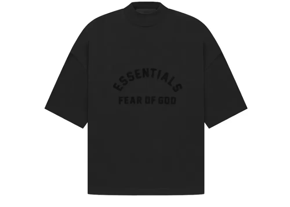 Fear Of God Essentials Arch Logo Tee Jet Black Fear Of God