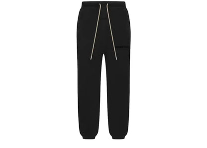 Fear Of God Essentials Cream Drawstring Sweatpant Jet Black Fear Of God