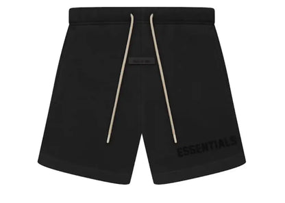 Fear Of God Essentials Cream Drawstring Sweatshort Jet Black Fear Of God