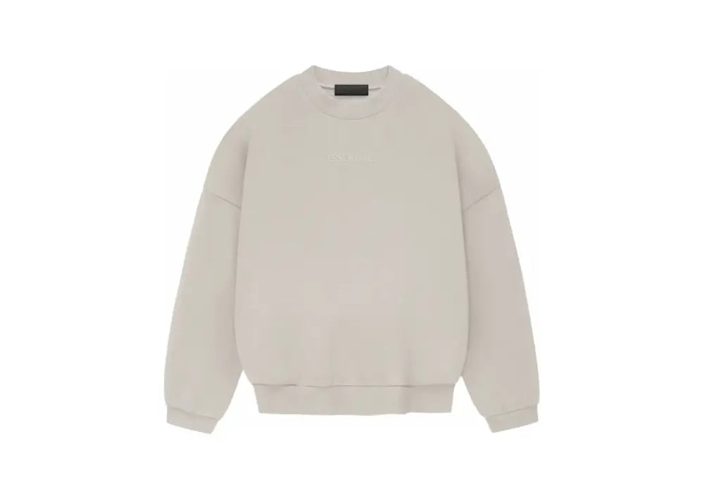 Fear Of God Essentials Crewneck Silver Cloud Fear Of God