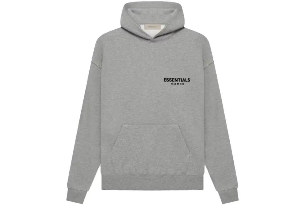 Fear Of God Essentials Hoodie Dark Oatmeal Fear Of God