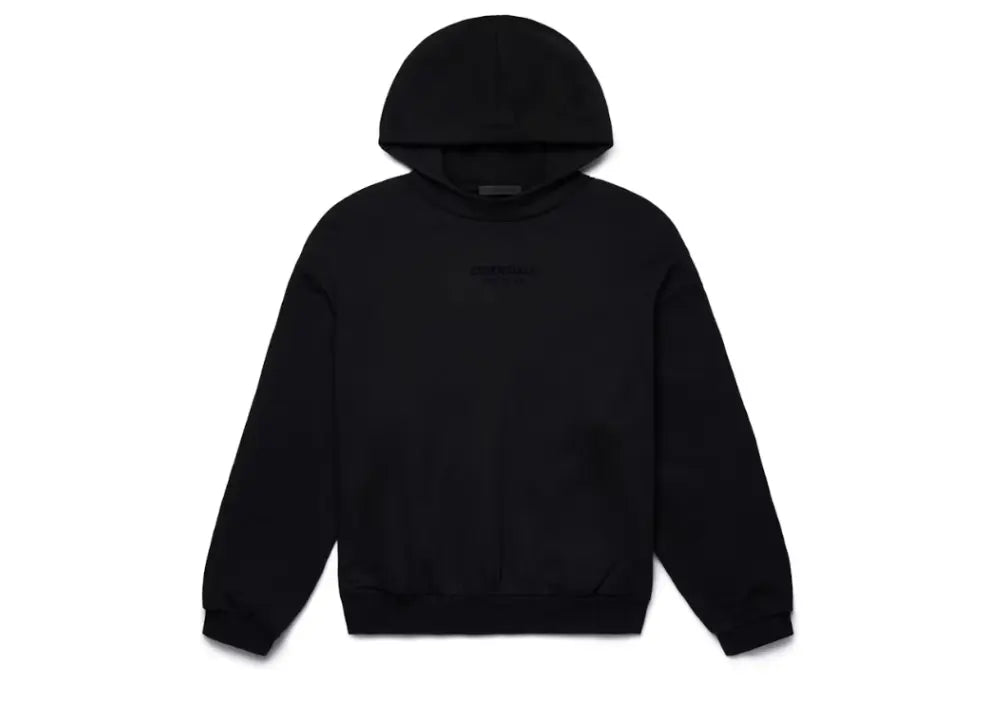 Fear Of God Essentials Hoodie Jet Black Fear Of God