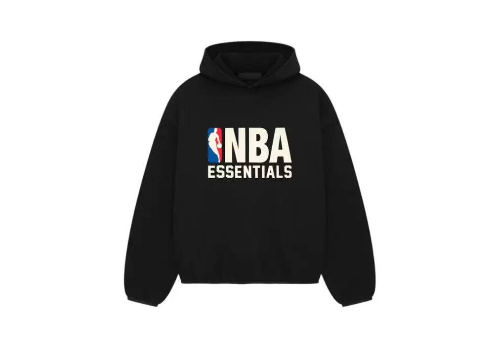 Fear Of God Essentials NBA Hoodie Black Fear Of God