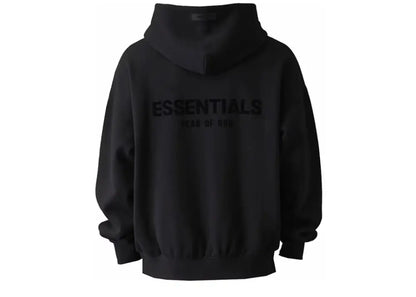 Fear Of God Essentials Pullover Chest Logo Hoodie Stretch Limo/Black Fear Of God