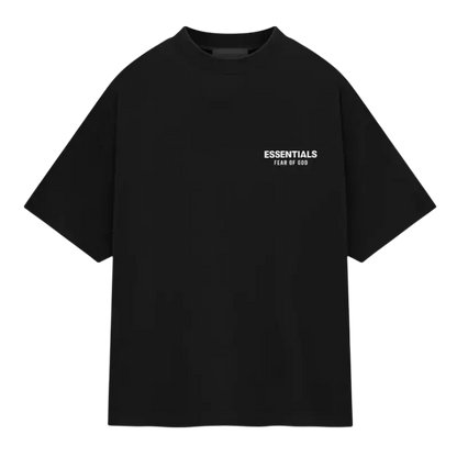 Fear of God Essentials Jersey Crewneck T-Shirt Black VOSneakers