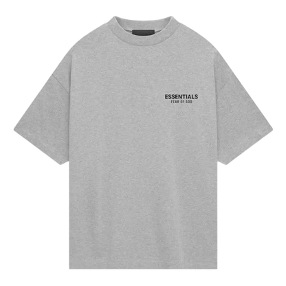 Fear of God Essentials Jersey Crewneck T-Shirt Light Heather Gray VOSneakers