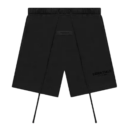 Fear of God Essentials Shorts Black Stretch Limo SS22 VOSneakers