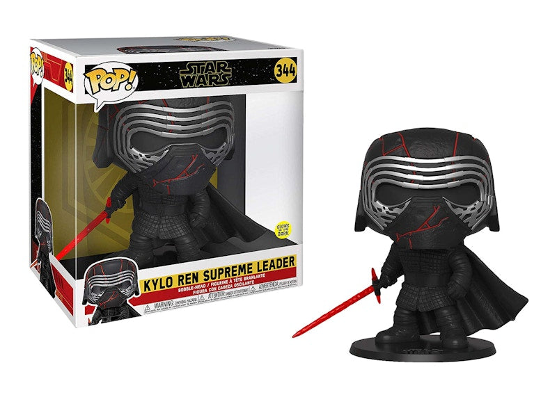 Funko Pop! Star Wars The Rise of Skywalker Kylo Ren Supreme Leader (Glow) 10 Inch Figure #344 - VOSneakers