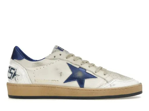 Golden Goose Ball-Star Low White Bluette Golden Goose