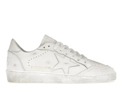 Golden Goose Ball Star Triple White Golden Goose
