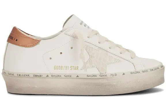 Golden Goose Hi Star White Butter Bronze (Women's) Golden Goose