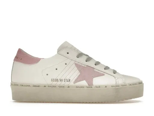 Golden Goose Hi Star White Pink (Women's) Golden Goose