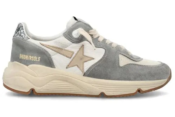 Golden Goose Running Sole Grey Cream Smoke (Women's) Golden Goose