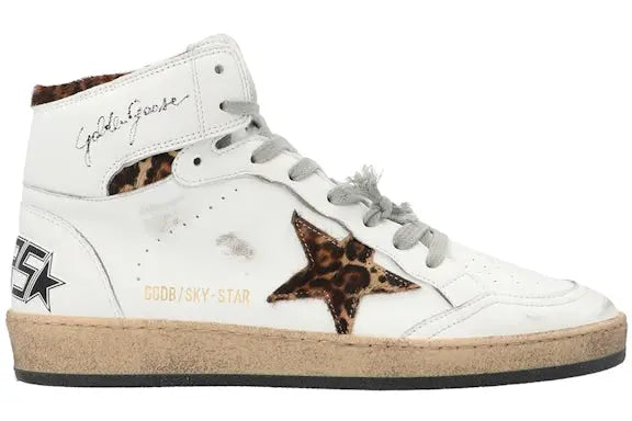 Golden Goose Sky-Star White Leopard (Women's) Golden Goose