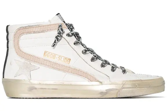 Golden Goose Slide White Black Taupe (Women's) Golden Goose