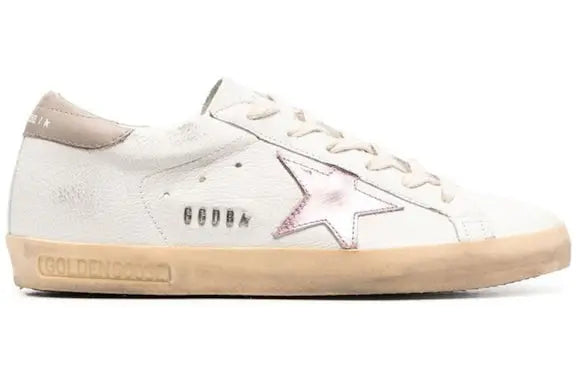 Golden Goose Super-Star White Antique Pink Metallic (Women's) Golden Goose