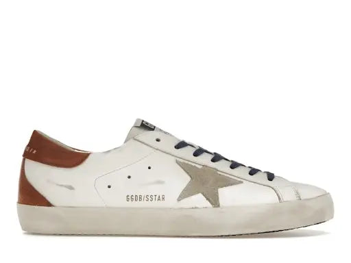 Golden Goose Super-Star White Ice Brown Blue Golden Goose