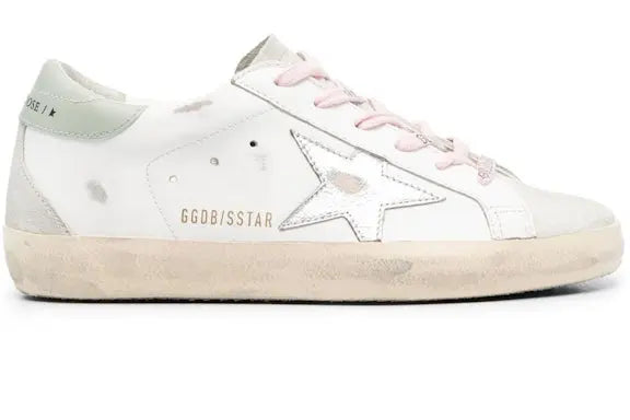 Golden Goose Super-Star White Ice Silver Aquamarine (Women's) Golden Goose