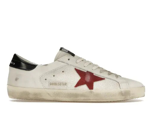 Golden Goose Super-Star White Red Black Golden Goose