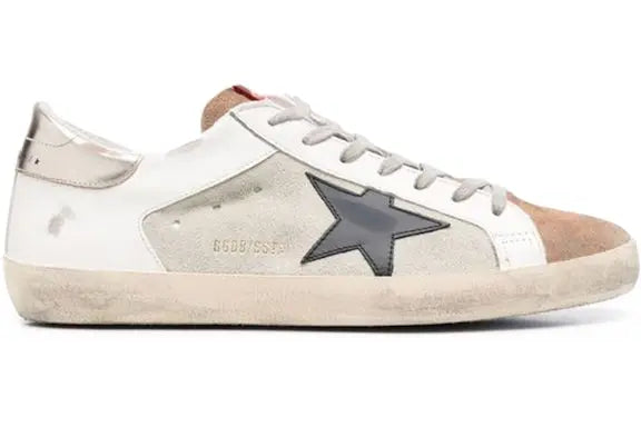 Golden Goose Super-Star White Silver Cream Golden Goose